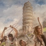 Pisai ferde torony - Részlet
